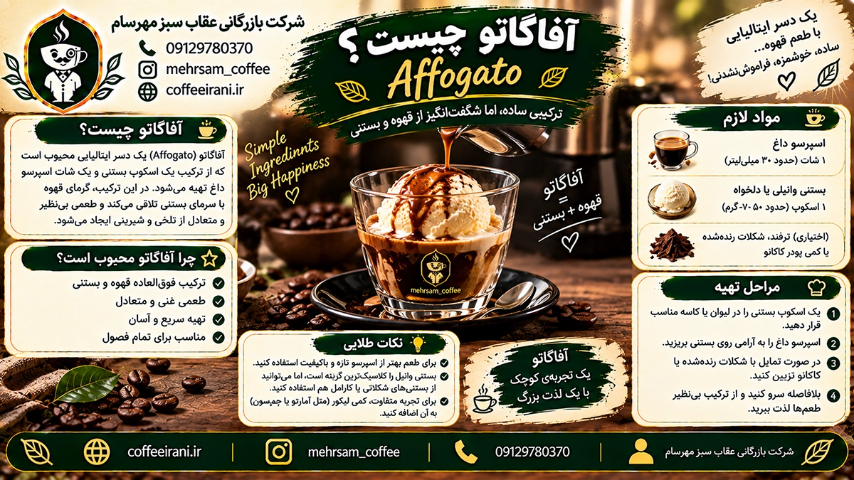 آفوگاتو چیست و چگونه تهیه میشود ؟